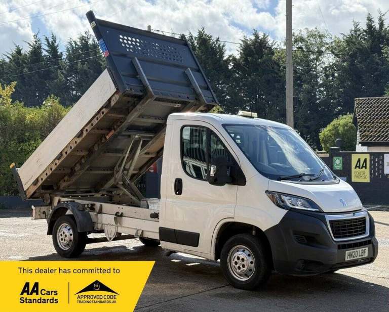 2020 Peugeot Boxer 2.2 BlueHDi Tipper 165ps CHASSIS CAB DIESEL Manual