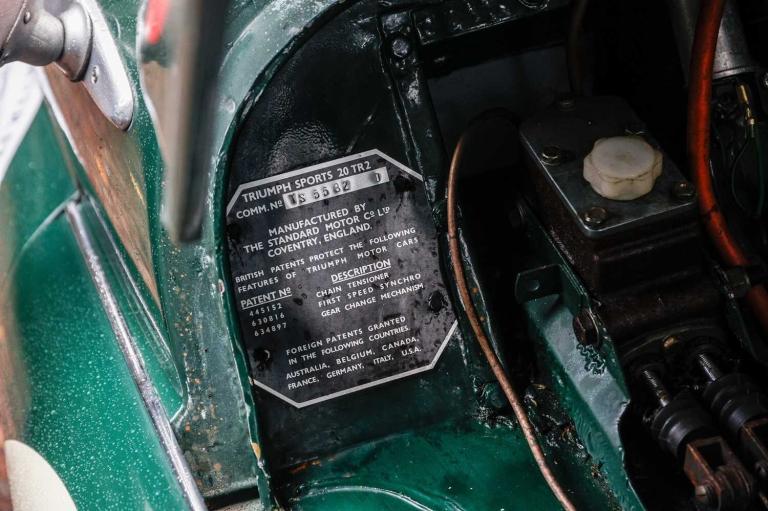 1955 Triumph TR2 ex-Works Le Mans 24-hours Sports PETROL Manual