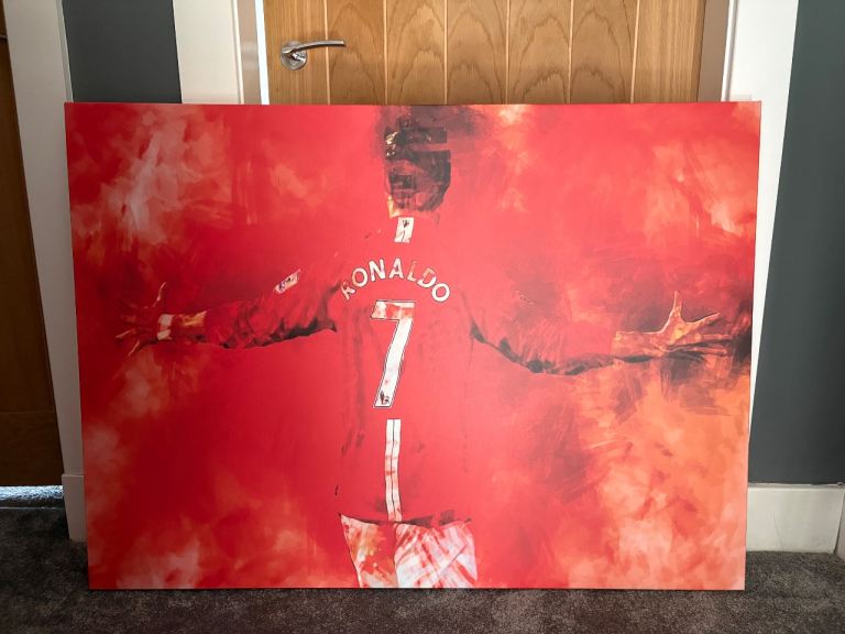 Manchester United Ronaldo canvas