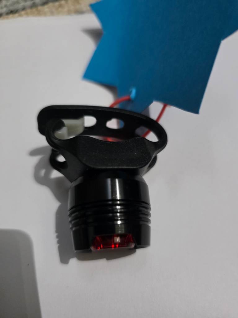 Bike Rear / Helmet Light – Bright Red LED, As Good As New