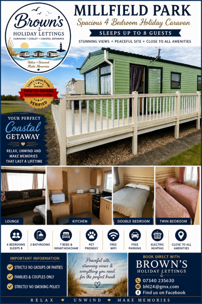Ingoldmells Caravan holiday on Millfield Park