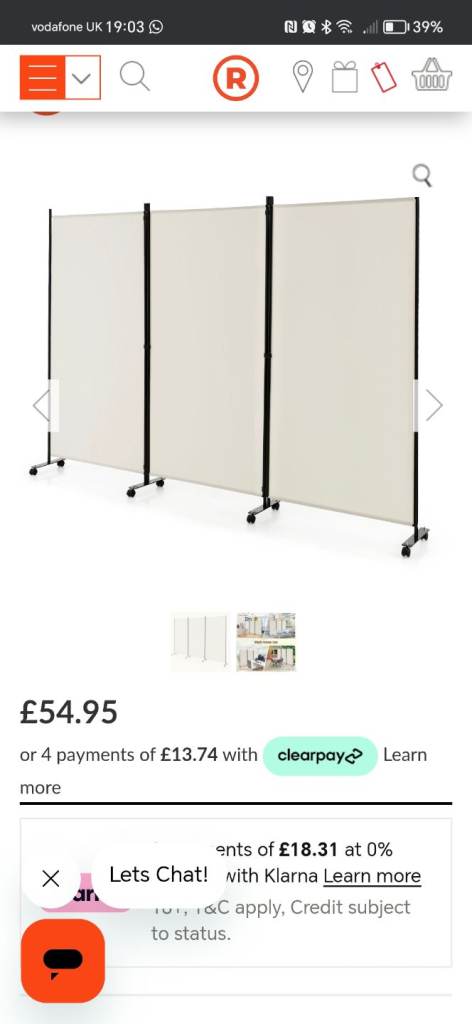 Privacy screens x3 New