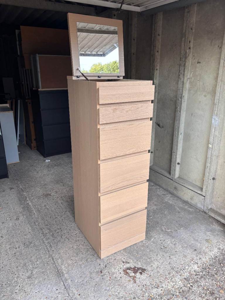 Ikea malm tall chest of drawers 