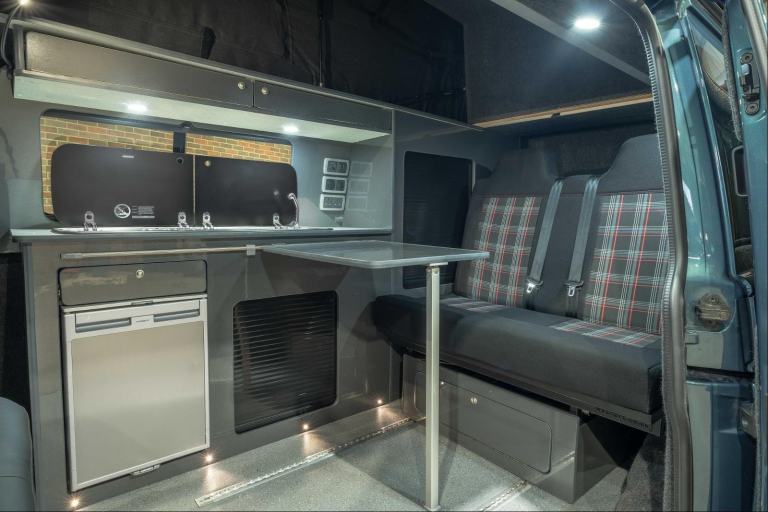  Volkswagen Transporter Stunning Bamboo Green T6 Campervan Conversion