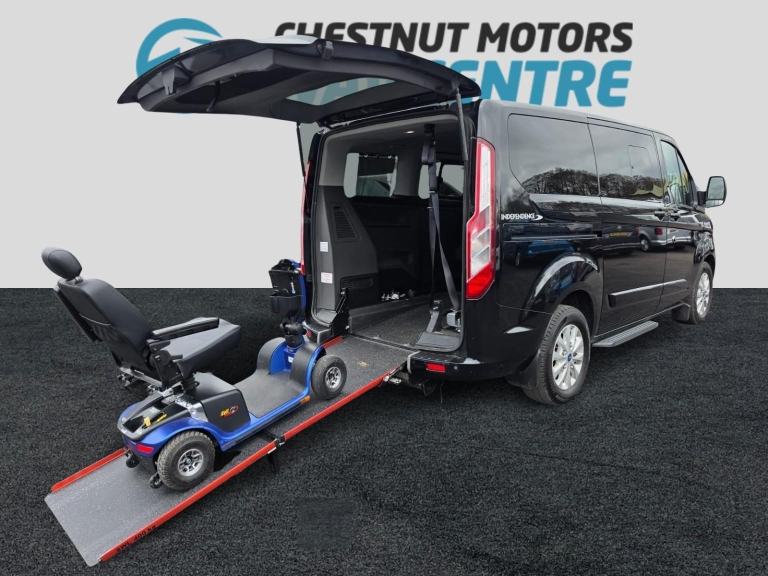 Ford Custom WAV Wheelchair Access Automatic 6 Seats Black SWB L1H1 2019 No VAT