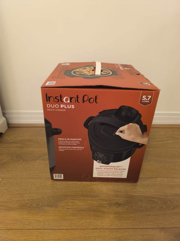 Instant Pot DQuiet Multi-Cooker 5.7L - Black, Electric Pressure Cooker, Slow Cooker