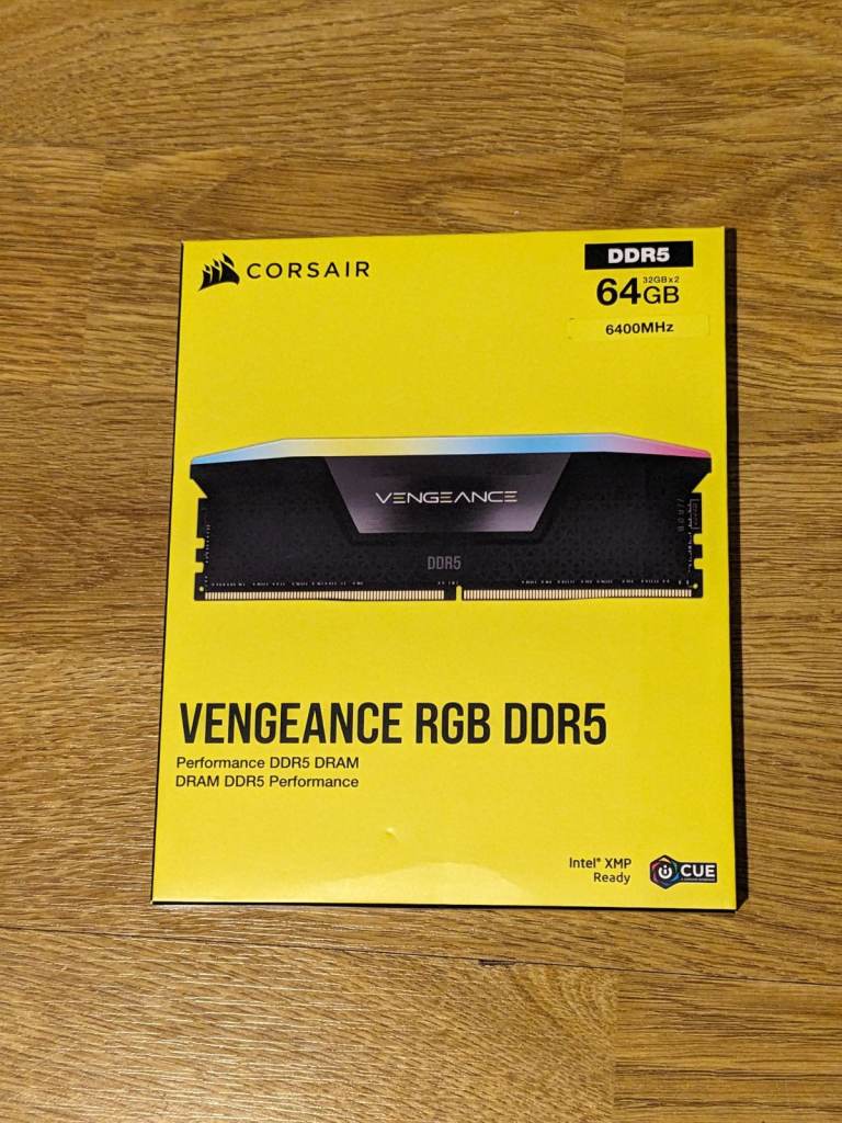 Corsair Vengeance RGB DDR5 64GB 6400MHz Memory Kit - NEW