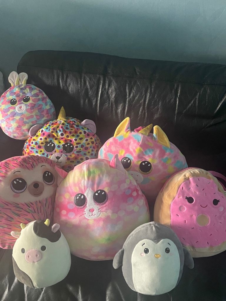 Large Bundle of Squishmallows - Soft Plush Toys