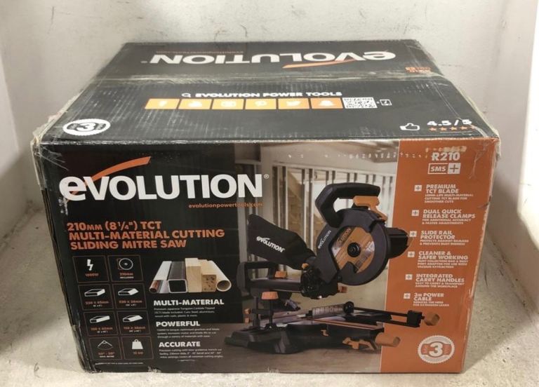 EVOLUTION SLIDING MITRE SAW New