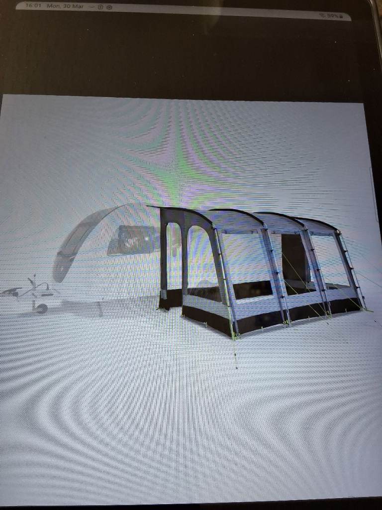 Dometic 390 poled caravan Awning