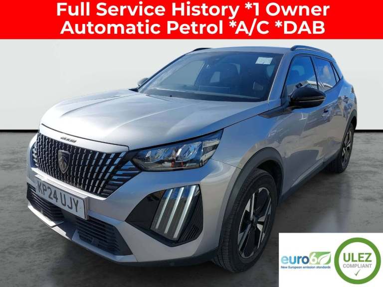 2024 Peugeot 2008 1.2PureTech Allure Automatic Petrol Suv In Grey - ULEZ HATCHBACK Petrol Automatic