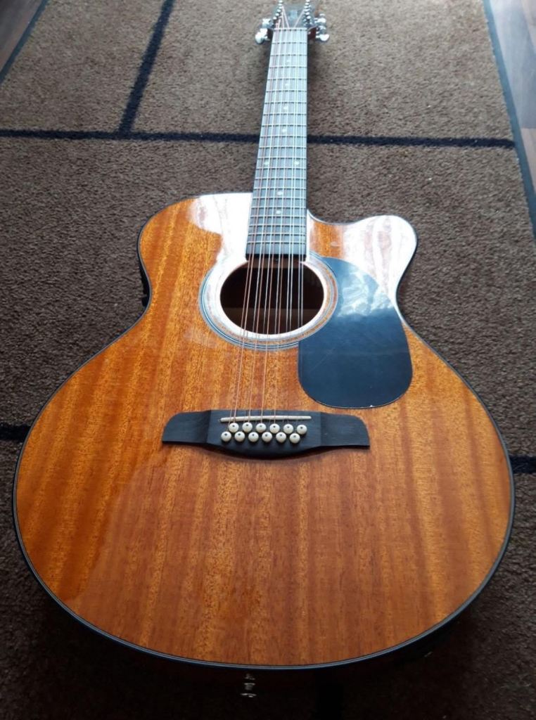 Brunswick BTK501 Electro Acoustic 12 String With Hardcase