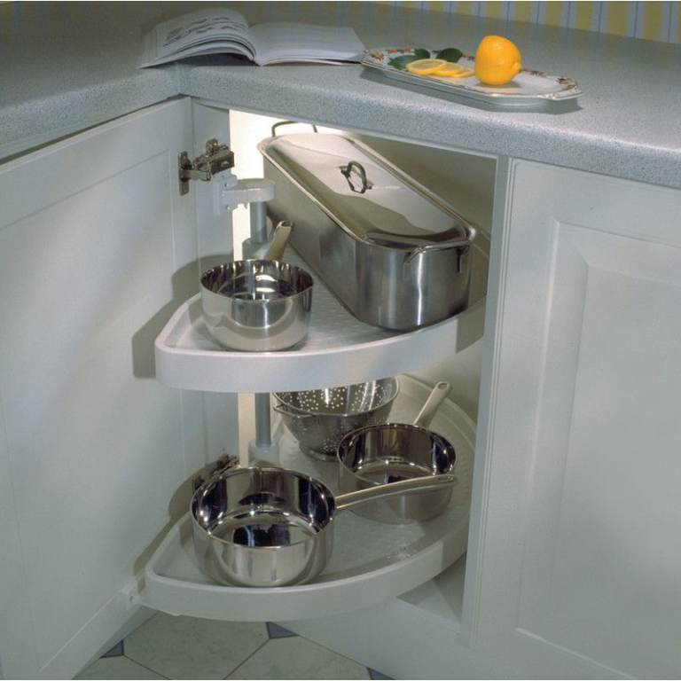 Rotating Kitchen Shelves