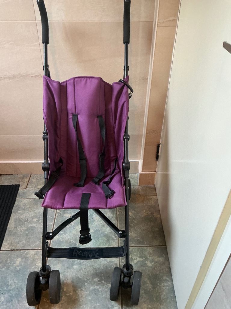 Purple Baby Pushchair Stroller – Good Condition