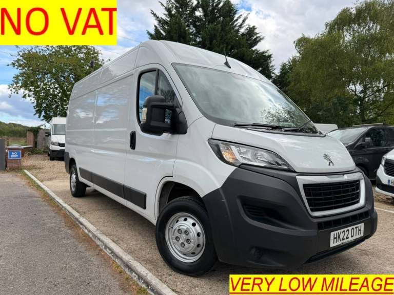 2022 Peugeot Boxer 2.2 BlueHDi 335 Professional L3 LWB **NO VAT** PANEL VAN Diesel Manual