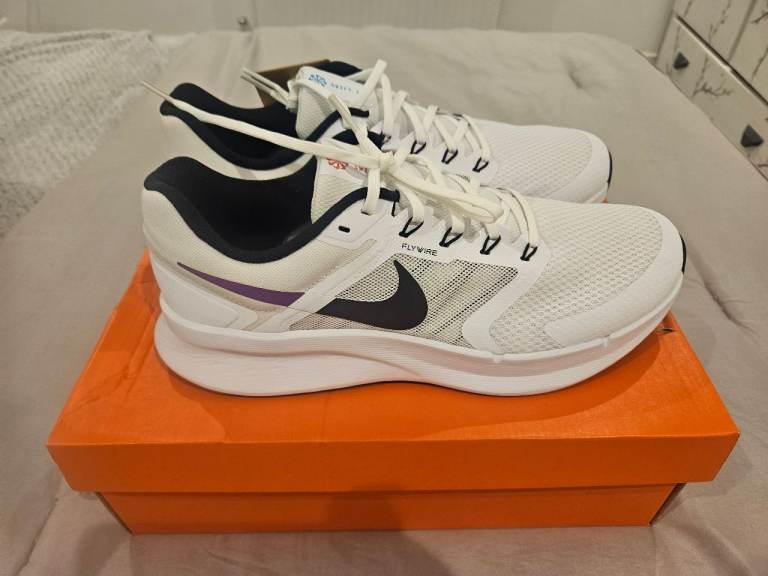 New Nike Run Swift 3 SE Trainers - White/Multi-Colour, UK 10.5