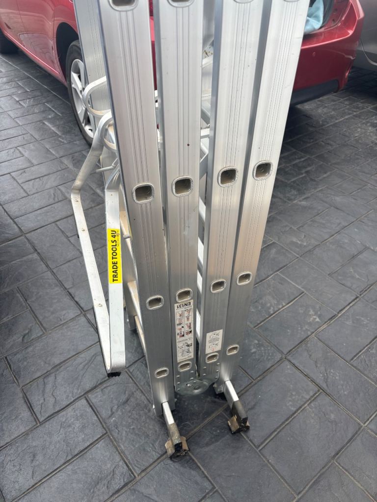 Aluminium Multi-Purpose Ladder – As New Condition, Super Versatile