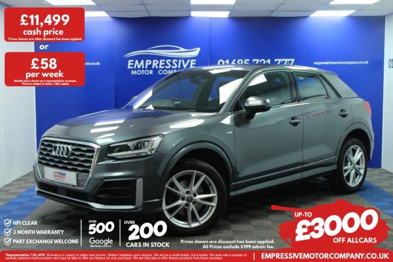 2018 Audi Q2 1.6 TDI 30 S line SUV 5dr Diesel Manual Euro 6 (s/s) (116 ps) Diesel Manual