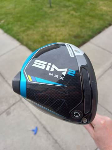 Taylormade SIM2 MAX Driver / 9 Degree / Stiff Flex Fujikura Ventus