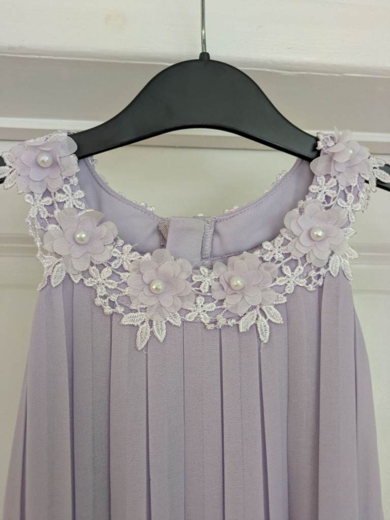 Lipsy Girls Occasion Dress with bag Size 13 yrs