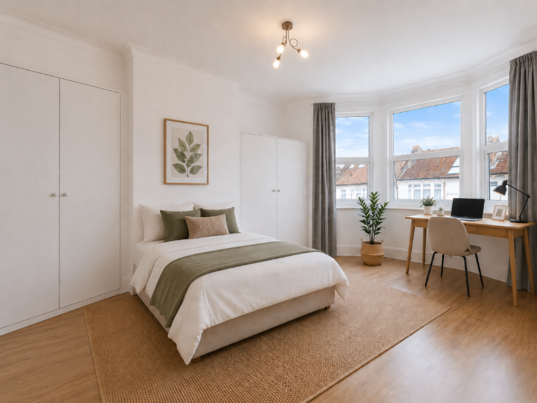 LARGE FURNISHED DOUBLE ROOM- w/GAREDEN - FURZEDOWN SW16