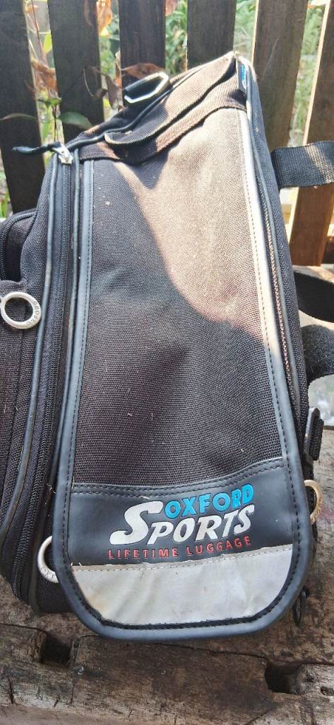 PAIR OF Oxford Lifetime Luggage Sports Panniers Black Saddle Motorcycle Bag