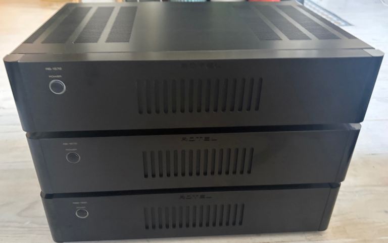 3 X Rotel Power Amps - **NEEDS REPAIRING**