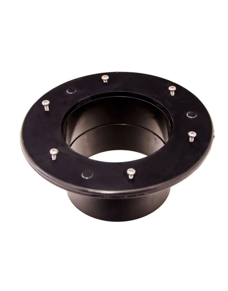 (Brand New) 4" INCH FLANGED TANK LINER CONNECTOR KOI POND FILTER PIPE FLANGE SOLVENT WELD