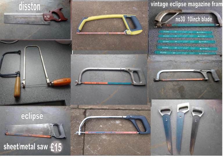 hacksaw / universal /coping/fret -saws  PRICES IN PICTURE