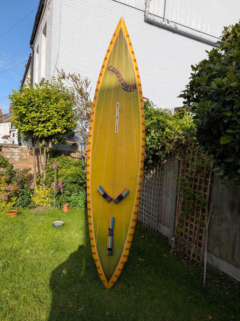 1980's curved air windsurfing board 