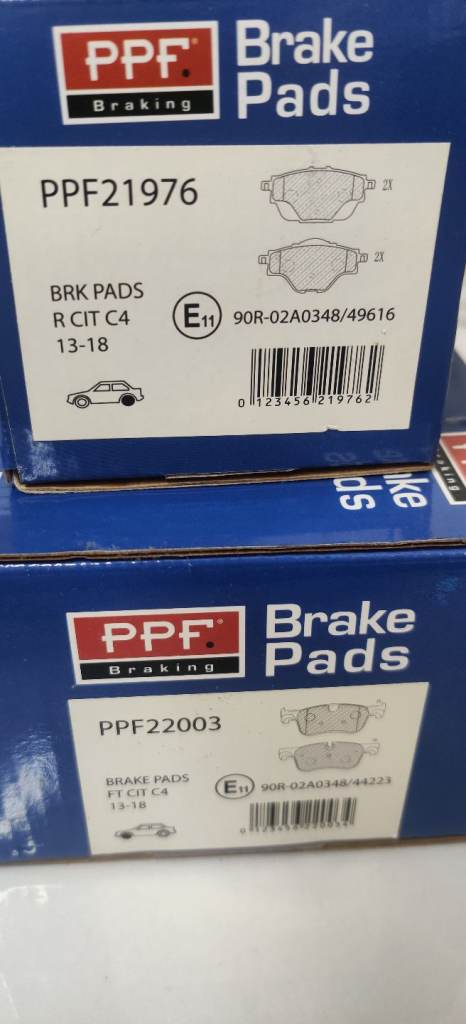 Brand new citeoen c4 grande  2014 pads 