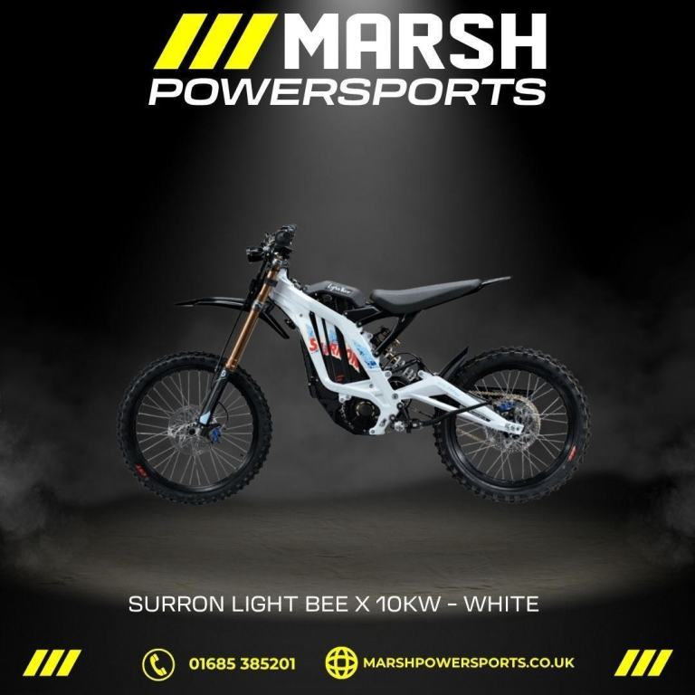 Light Bee X 10KW in White - Surron Main Dealer - Reserve NOW!