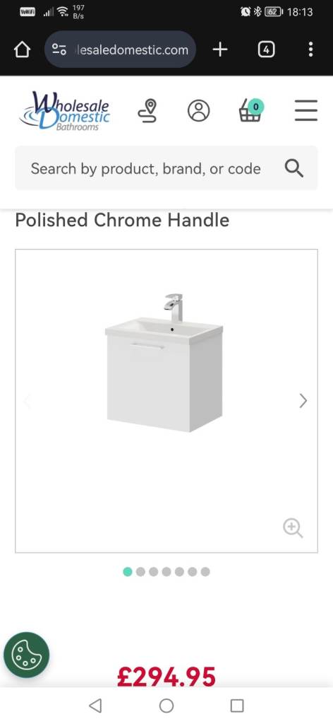 Wholesale domestic napoli wall hung vanity white unit new