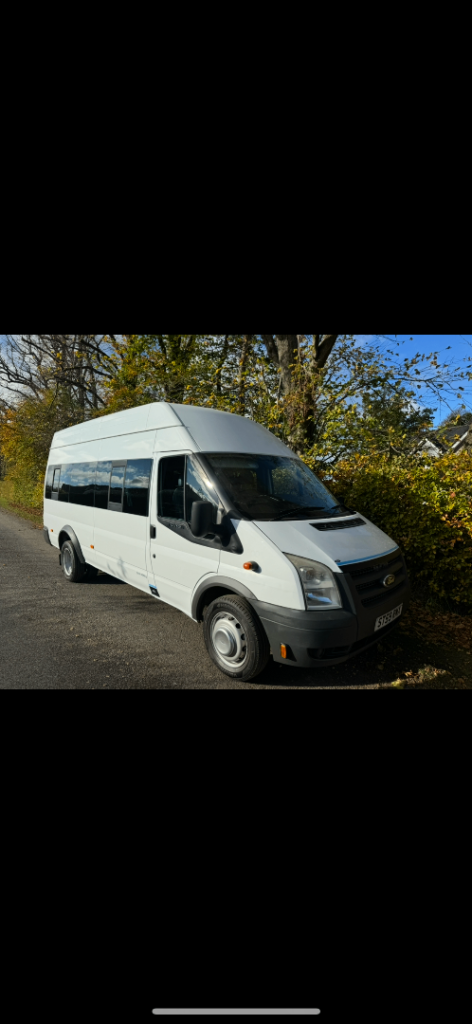 Ford transit 17 seat minibus chance of a lifetime 36k high roof trend 1 owner 