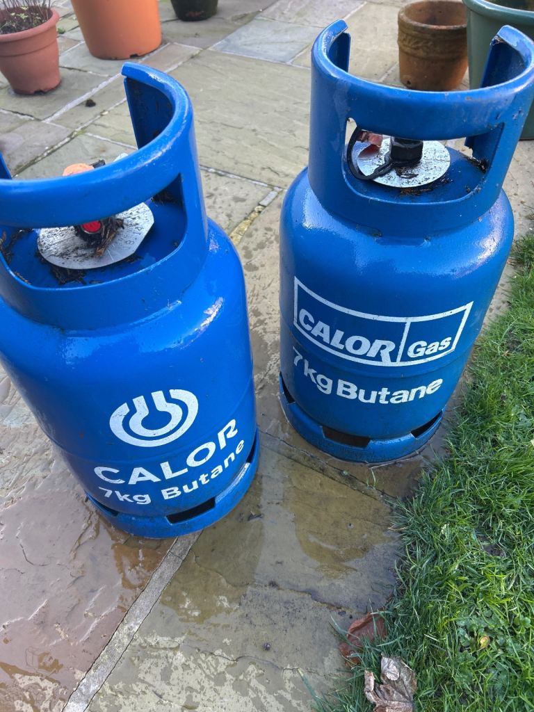7kg calor gas bottles one still new the other bottle only used once 