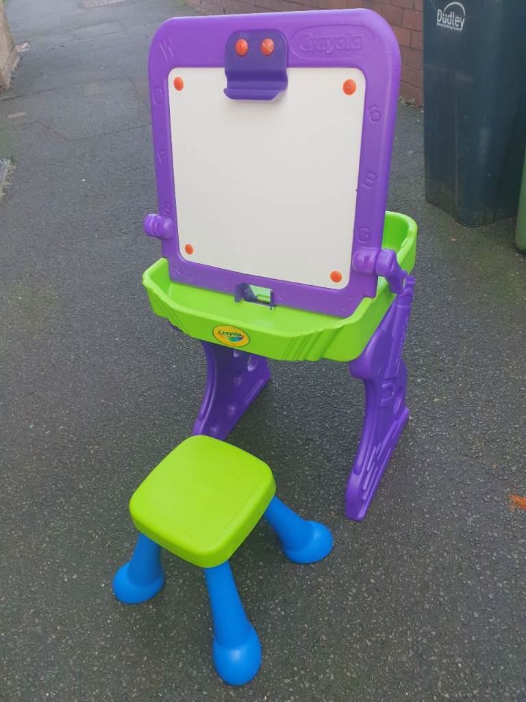 image for Crayola Drawing Board & Stool , Good Condition, All Comes Apart, Great Fun For Kids. 