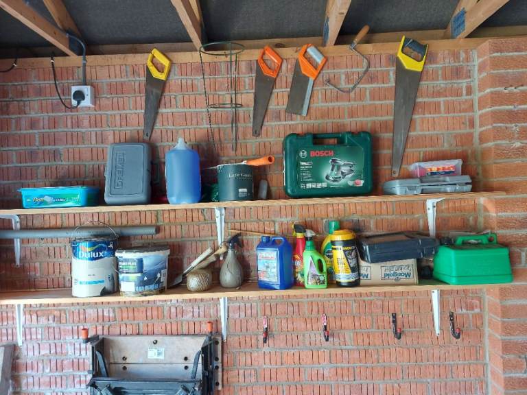 Selection of hand and power tools