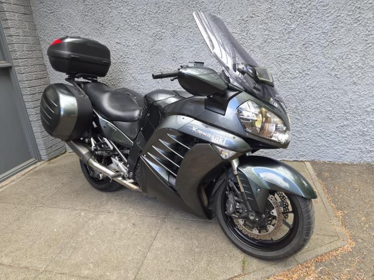 2015 Kawasaki GTR1400 with full luggage.