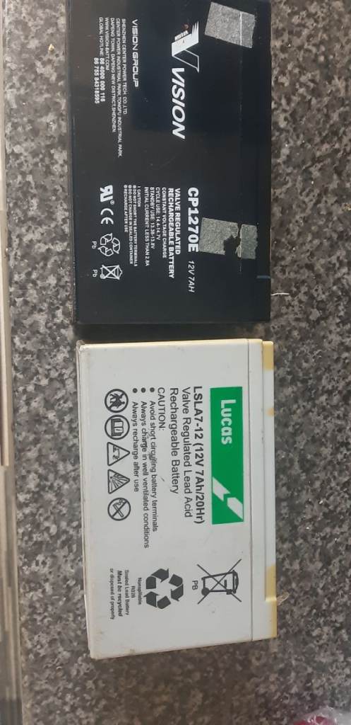 Motorbike scooter batery 12v7ah