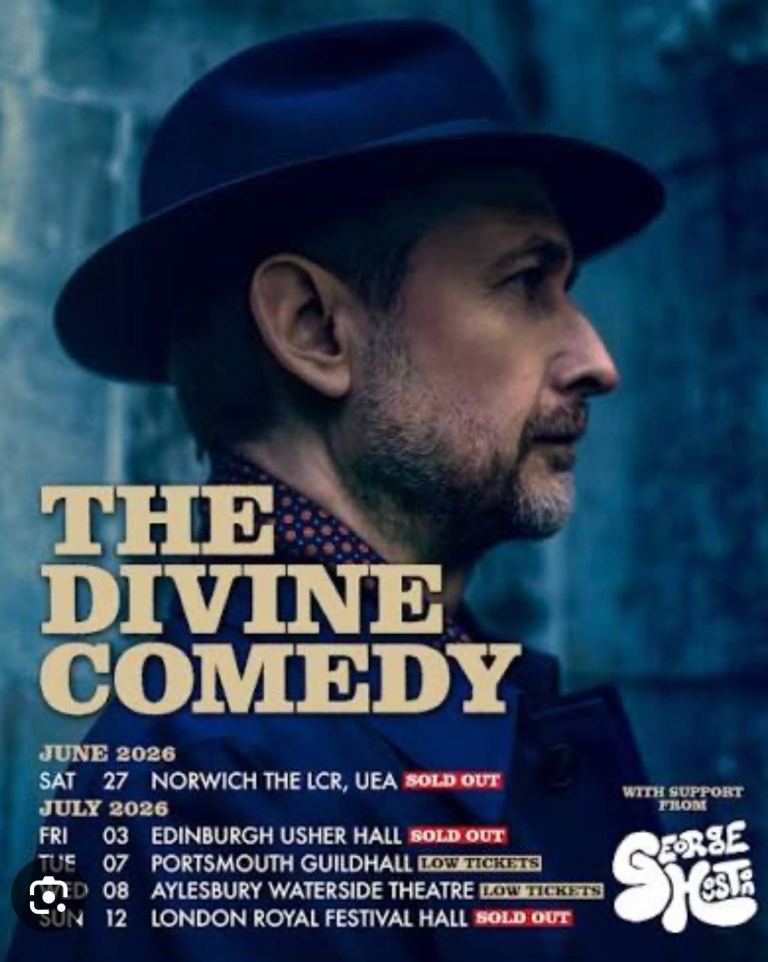 Two Tickets The Divine Comedy LCR 27th June 26
