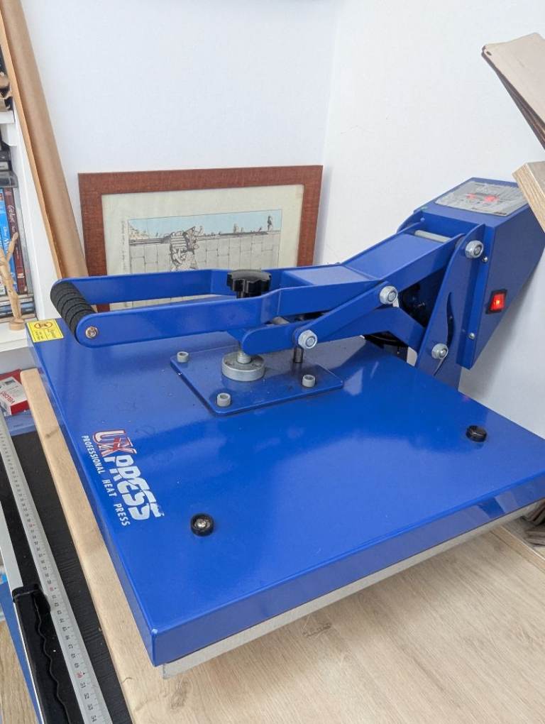 UKPRESS Professional Heat Press Machine - Blue, As Good As New