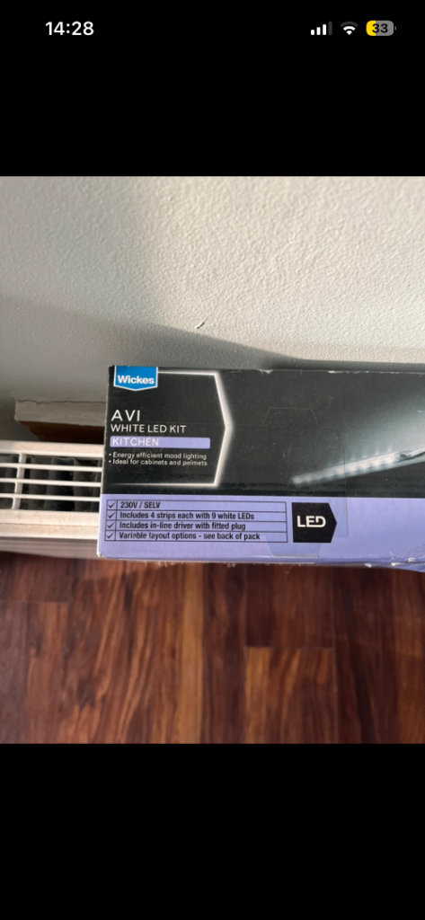Wickes AVI White LED Kit – Brand New, Unopened
