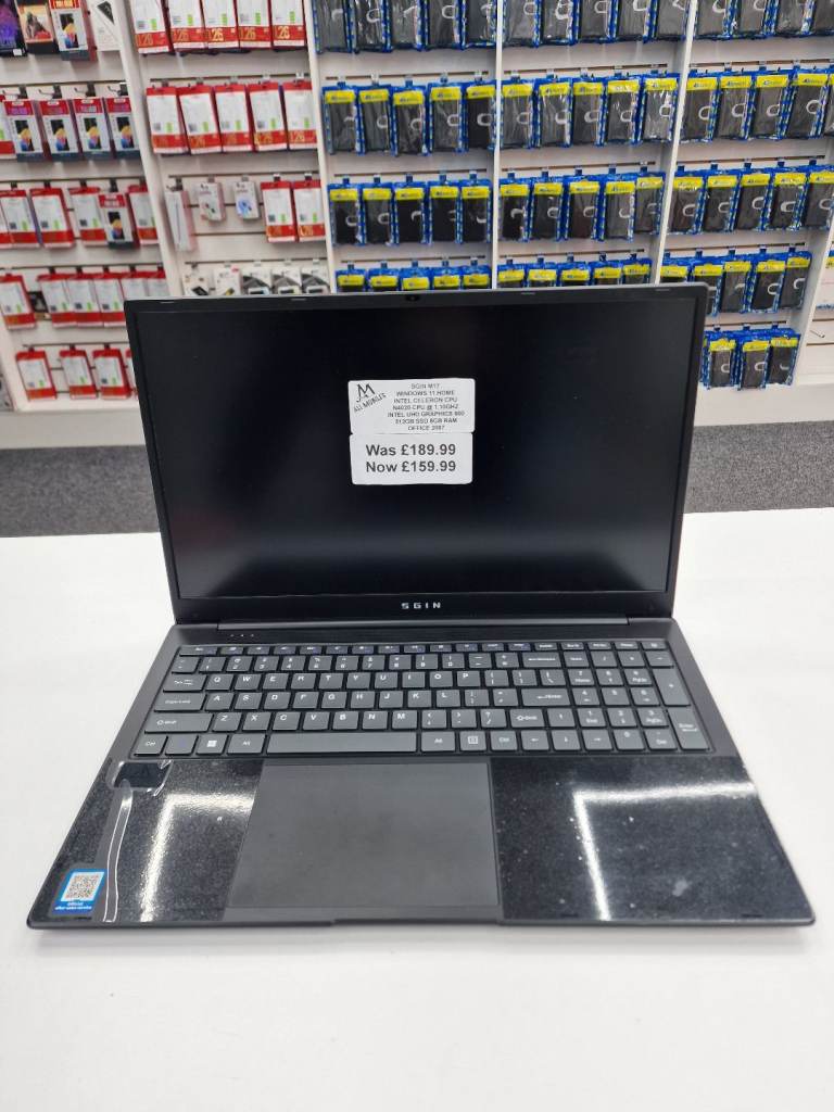 Brand New Laptop SGIN M17 Windows 11 Home Intel Celeron CPU N4020 CPU @ 1.10GHZ Intel UHD 