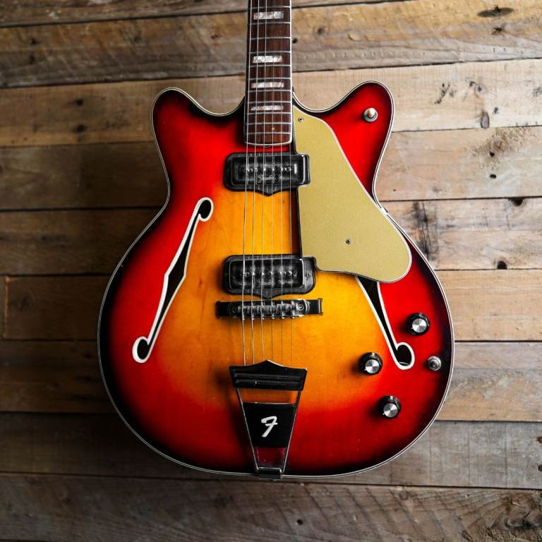 1966 Fender Coronado ii In Sunburst