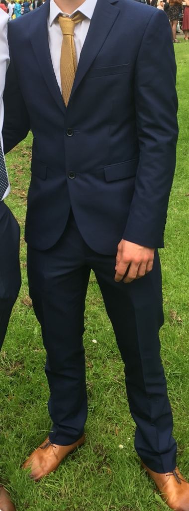 Next men’s slim fit dark blue suit