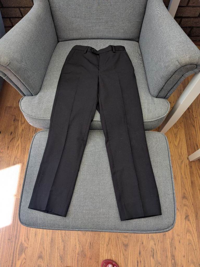 Slaters one six five Kids 3 piece suit black