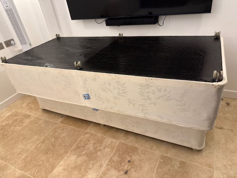 Cream super king Bed Base – Good Condition