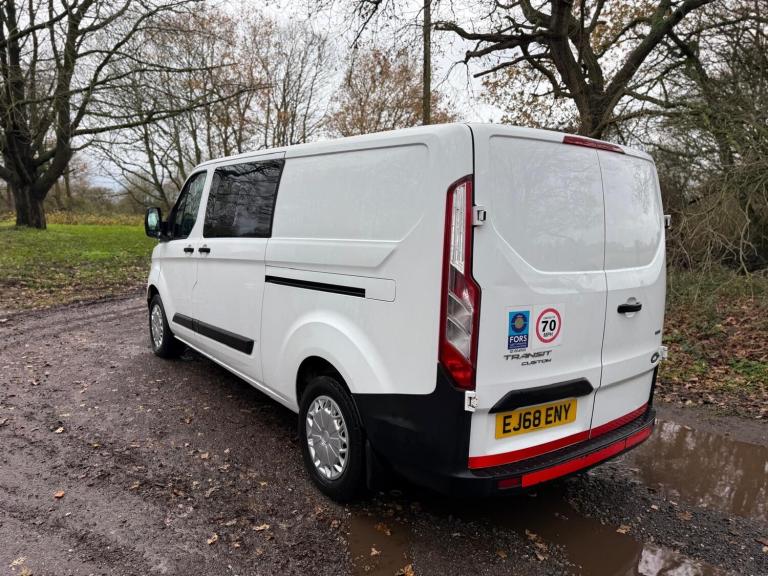 2018 Ford Transit Custom  D/Cab crew cab 114k l2 Lwb 6 seats finance available  PANEL VAN Diesel ...