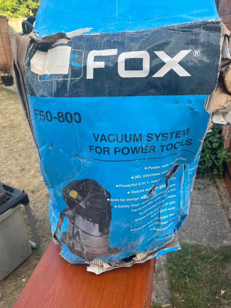 FOX F50-800 Vacuum System for Power Tools – New in Box