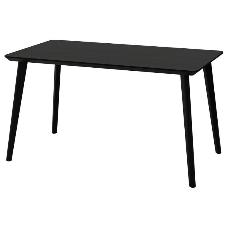 IKEA LISABO Black Dining Table 